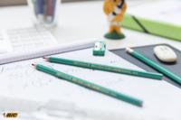 Potlood Bic Evolution ecolutions 655 zeshoekig HB blister à 10 stuks - thumbnail