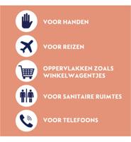Hygiënische doekjes dettol wipes 2-in-1 12st - thumbnail
