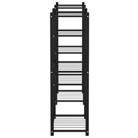 ijzeren Bloemenstandaard 83x25x80 cm zwart - thumbnail