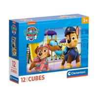 Clementoni blokpuzzel paw patrol, 12st. - thumbnail