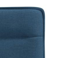 Eetkamerstoelen 2 st stof blauw - thumbnail
