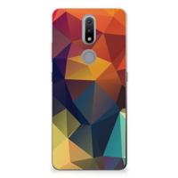 Nokia 2.4 | TPU Hoesje | Polygon Color - thumbnail