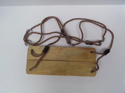 Schommelzitje in geimpregneerd hout geniet 450x190x16 mm pp-touw Hermic - Hermic Schommelzitje in geimpregneerd hout geniet 450x190x16 mm pp-touw Hermic - Hermic