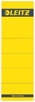 Leitz rugetiketten, zelfklevend, ft 6,1 x 19,1 cm, pak van 10 stuks, geel - thumbnail