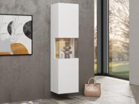 Kolomkast AVATAR 1 deur wit met led - thumbnail