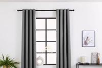 Lifa Living Verduisterend Gordijn - Zilver Grijs - Geluidswerend - Ophangringen - 300 x 250 cm - thumbnail