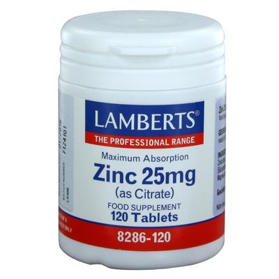 Lamberts Zink Citraat 25 mg Tabletten