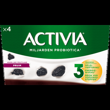 Activia Yoghurt Pruim 4 x 125 g bij Jumbo Activia Yoghurt Pruim 4 x 125 g bij Jumbo
