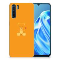 OPPO A91 Telefoonhoesje met Naam Baby Beer - thumbnail