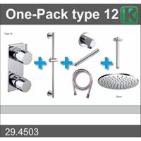 Xellanz One-Pack Inbouwthermostaatset - Type 12 - 30cm - thumbnail
