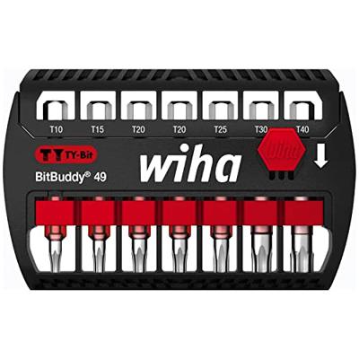 Wiha 42115 | Bitset BitBuddy | TY-bit | 49 mm | Torx| 1/4" | 8-delig - 42115