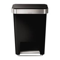 Simplehuman Prullenbak Liner Pocket Kunststof 45 liter Zwart - thumbnail