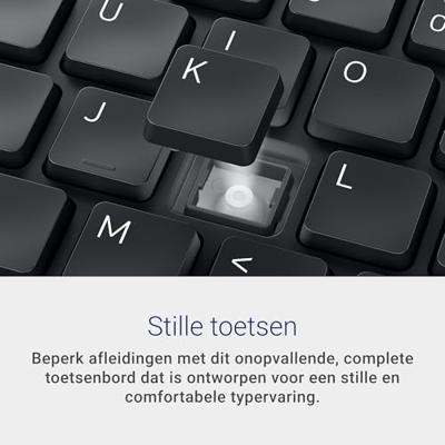 DELL KB525C toetsenbord Kantoor USB QWERTY US International Zwart