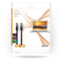 Nedis CCGP85420BK100 Cat7-kabel Pimf Rj45 Male Rj45 Male 10.0 M Snagless Rond Lszh Zwart Polybag - thumbnail