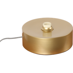 Tafellamp Veneto goud + amber glas Tafellamp Veneto goud + amber glas