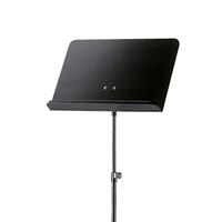 Konig & Meyer 11812 zwarte muziekstandaard met zwart houten blad - thumbnail