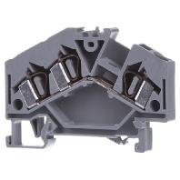 WAGO 281-631 Doorgangsklem 6 mm Spanveer Toewijzing: L Grijs 100 stuk(s) - thumbnail