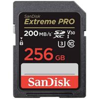 SanDisk SanDisk Extreme Pro - Flash-Speicherkarte - 256 GB SDXC-kaart 256 GB Class 10 UHS-I Schokbestendig, Waterdicht - thumbnail