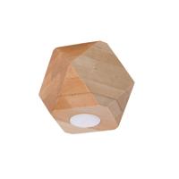 Plafondlamp WOODY 1 natuurlijk hout - thumbnail