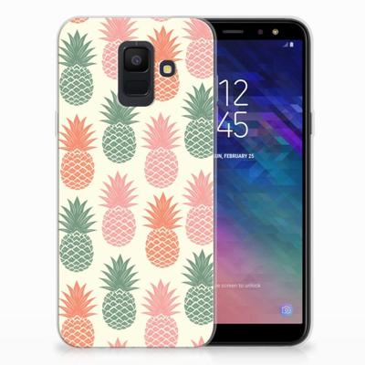 Samsung Galaxy A6 (2018) | Siliconen Case | Ananas Samsung Galaxy A6 (2018) | Siliconen Case | Ananas