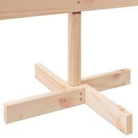 VidaXL Kerstdecoratie kerstboom 110 cm massief hout - thumbnail