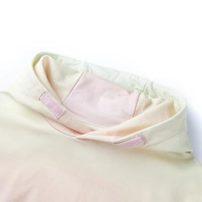 Kindertrui met capuchon 104 sterrenwit