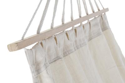 Hangmat DKD Home Decor Beige Polyester Katoen Pijnboom Franjes (280 x 100 x 130 cm)