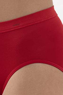 Emotion - dames taille slip viscose - Comfortabele hoge dames onderbroek - Katoenen kruisje