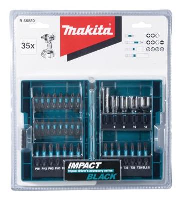 Makita Accessoires Bit/boorset 35-delig - B-66880 - B-66880 - thumbnail