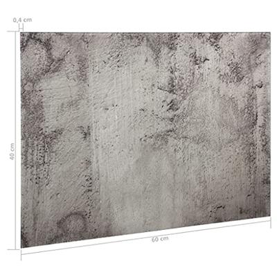 VidaXL Magneetbord wandmontage 60x40 cm glas