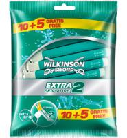 Wilkinson Wilkinson Extra2 Sensitive 10 + 5 (15st) - thumbnail