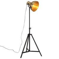 VidaXL Vloerlamp 25 w e27 61x61x90/150 cm antiek messingkleurig - thumbnail