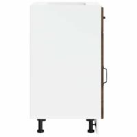 Keuken onderkast Lucca bewerkt hout gerookt eikenkleurig - thumbnail