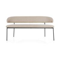 Eleonora Luka eetkamerbank 160 cm Taupe - thumbnail