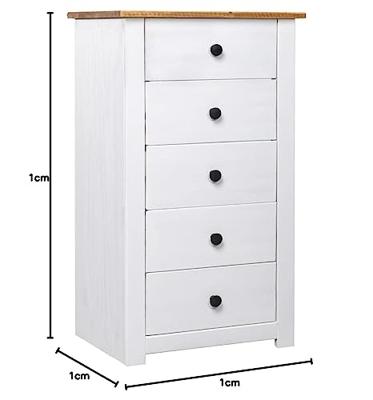 Dressoir Panama Range 46x40x89 cm grenenhout wit
