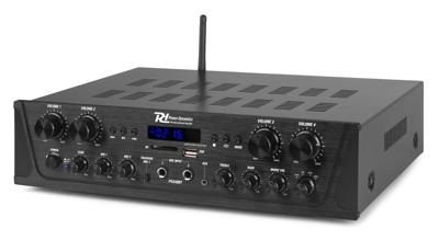 Power Dynamics PV240BT 4 zoneversterker 400W met FM, USB, BT & MP3-speler