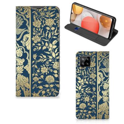 Samsung Galaxy A42 Smart Cover Beige Flowers Samsung Galaxy A42 Smart Cover Beige Flowers