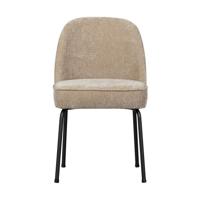WOOOD Eetkamerstoel 'Vogue' Chenille, kleur Zand - thumbnail