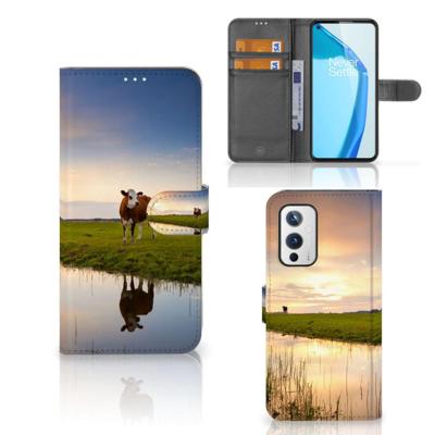 OnePlus 9 | Telefoonhoesje | Met pasjeshouder | Koe