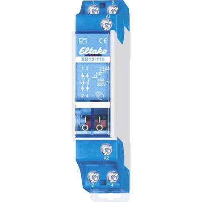 Eltako SS12-110-230V Stroomstootschakelaar DIN-rail 2x NO 230 V 10 A 2300 W 1 stuk(s) Eltako SS12-110-230V Stroomstootschakelaar DIN-rail 2x NO 230 V 10 A 2300 W 1 stuk(s)