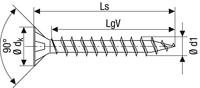 200 Spax Yellox schroeven 5x20mm voldraad PZ2 - thumbnail