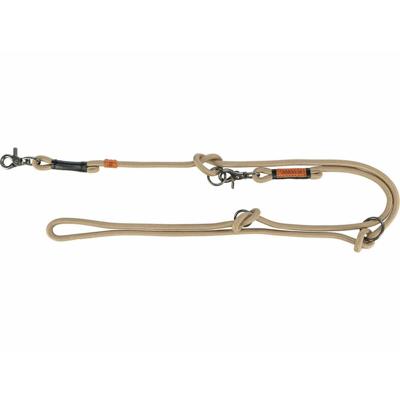 TRIXIE BE NORDIC HONDENRIEM VERSTELBAAR ZAND / ZWART 200X1,3 CM