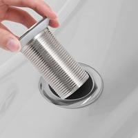 Afvoer pop-up zonder overloop 6,4x6,4x9,1 cm chroomkleurig - thumbnail