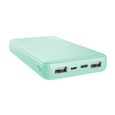 Trust 23902 powerbank Turkoois Lithium-Ion (Li-Ion) 15000 mAh