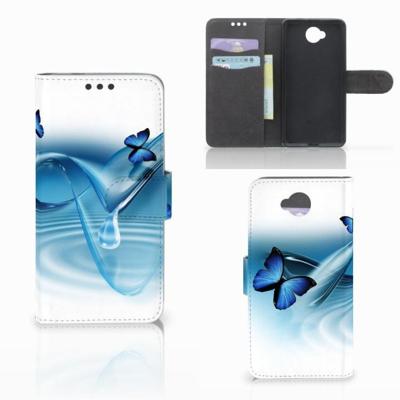 Microsoft Lumia 650 | Telefoonhoesje | Met pasjeshouder | Vlinders Microsoft Lumia 650 | Telefoonhoesje | Met pasjeshouder | Vlinders