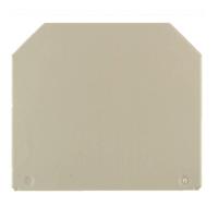 Weidmüller 1050100000-20 Afsluitplaat Beige 20 stuk(s) - thumbnail