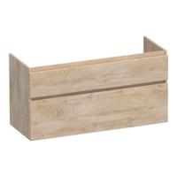 Brauer Delight - Onderkast - 120 cm - met 2 Softclose Lades Greeploos en 1 Sifon Uitsparing - Forest Wheat - thumbnail