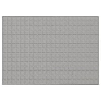 Verzwaringsdeken 155x220 cm 7 kg stof grijs