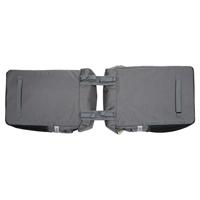 Newlooxs Vigo double - sportieve dubbele fietstas, grijs - thumbnail