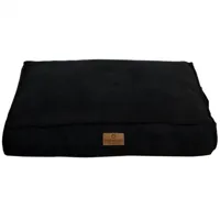 Topmast Velours Soft Serie - Hondenkussen - Zwart - Maat M - 76 x 56 cm - Hondenbed - Hondenkussens - Honden Ligbed - thumbnail